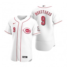 Men's Cincinnati Reds Mike Moustakas Nike White Authentic 2020 Home Jersey