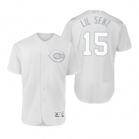 Reds Nick Senzel Lil Senz White 2019 Players' Weekend Authentic Jersey