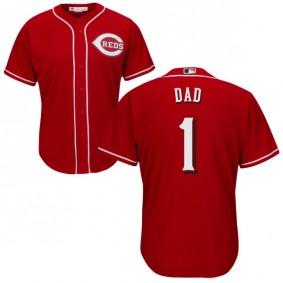 Male Cincinnati Reds Red Father's Day Gift Jersey