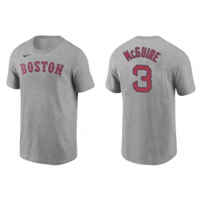 Red Sox Reese McGuire Gray Name & Number T-Shirt