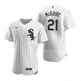 Men's Chicago White Sox Reese McGuire White Authentic Home Jersey