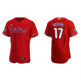 Rhys Hoskins Philadelphia Phillies Red 2022 World Series Authentic Jersey
