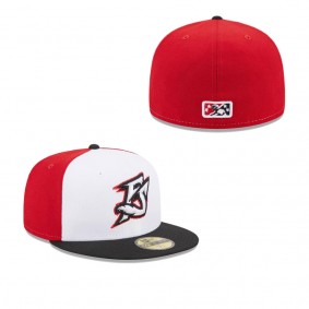 Men's Richmond Flying Squirrels White Authentic Collection Alternate Logo 59FIFTY Fitted Hat