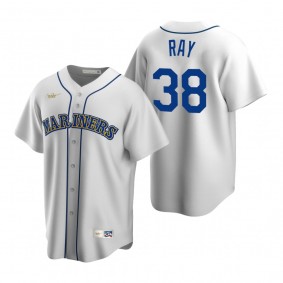 Seattle Mariners Robbie Ray Nike White Cooperstown Collection Home Jersey
