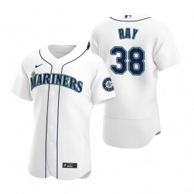 Men's Seattle Mariners Robbie Ray White Authentic Home Jersey