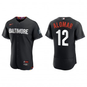 Roberto Alomar Baltimore Orioles Nike Black 2023 City Connect Authentic Jersey