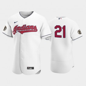 Roberto Clemente Day Indians Jersey White