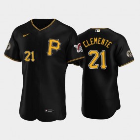 Roberto Clemente Day Authentic Pirates Jersey Black