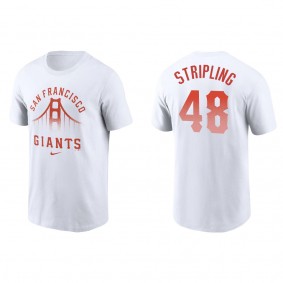 Ross Stripling Men's Giants Nike White City Connect Graphic T-Shirt