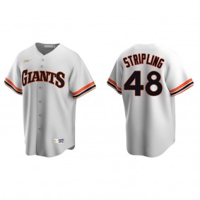 Ross Stripling Men's San Francisco Giants Nike White Home Cooperstown Collection Jersey