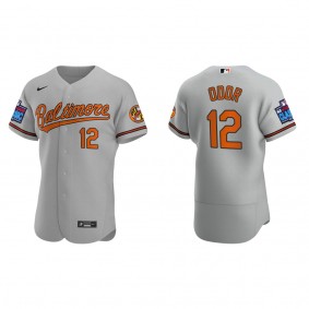 Rougned Odor Baltimore Orioles Gray 2022 Little League Classic Authentic Jersey
