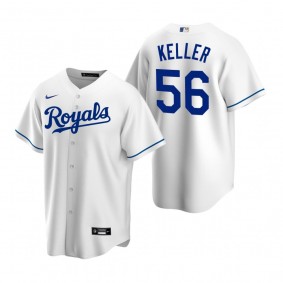 Men's Kansas City Royals Brad Keller Nike White Replica Home Jersey