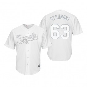 Kansas City Royals Josh Staumont Staumont White 2019 Players' Weekend Replica Jersey