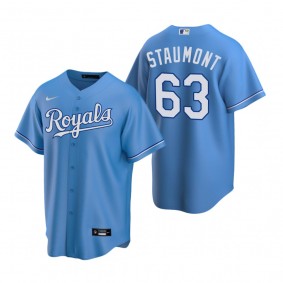 Kansas City Royals Josh Staumont Nike Light Blue Replica Alternate Jersey