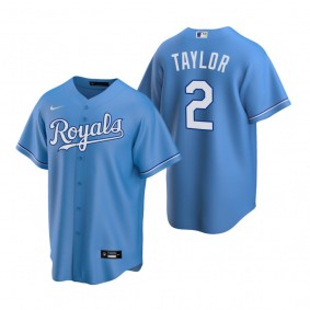 Kansas City Royals Michael A. Taylor Nike Light Blue Replica Alternate Jersey