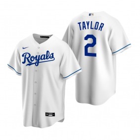 Kansas City Royals Michael A. Taylor Nike White Replica Home Jersey