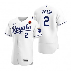 Kansas City Royals Michael A. Taylor White 2021 Memorial Day Authentic Jersey