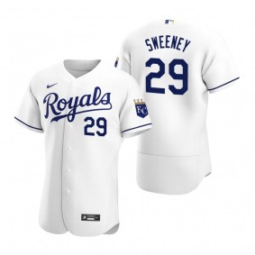 Kansas City Royals Mike Sweeney Nike White Retired Player Authentic Jersey