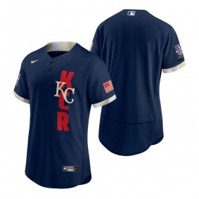 Men's Kansas City Royals Navy 2021 MLB All-Star Game Authentic Jersey