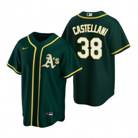 Oakland Athletics Ryan Castellani Green Replica Alternate Jersey