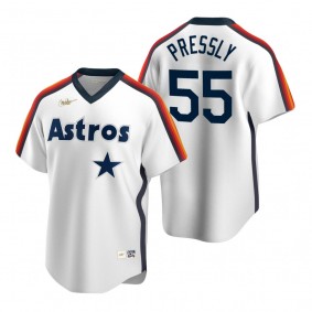 Houston Astros Ryan Pressly Nike White Cooperstown Collection Home Jersey