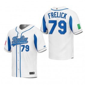 Sal Frelick Italy Baseball White 2023 World Baseball Classic Replica Jersey