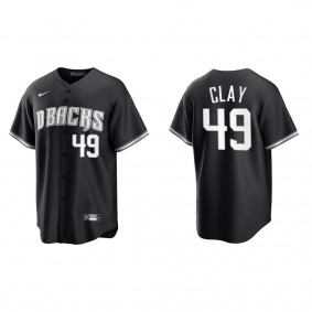 Sam Clay Arizona Diamondbacks Nike Black White Replica Jersey