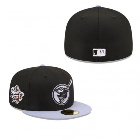 Men's San Diego Padres Black Side Patch 59FIFTY Fitted Hat