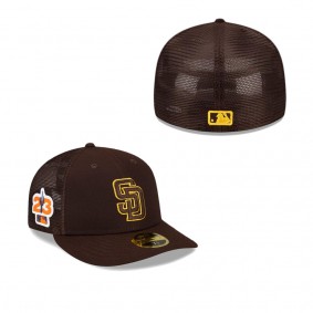 Men's San Diego Padres Brown 2023 Spring Training Low Profile 59FIFTY Fitted Hat