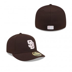Men's San Diego Padres Brown 2024 Mother's Day Low Profile 59FIFTY Fitted Hat