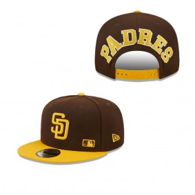 Men's San Diego Padres Brown Gold Flawless 9FIFTY Snapback Hat