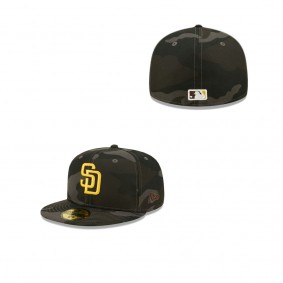 Men's San Diego Padres Camo Dark 59FIFTY Fitted Hat