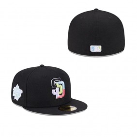 San Diego Padres Colorpack Black 59FIFTY Fitted Hat