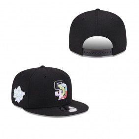 San Diego Padres Colorpack Black 9FIFTY Snapback Hat