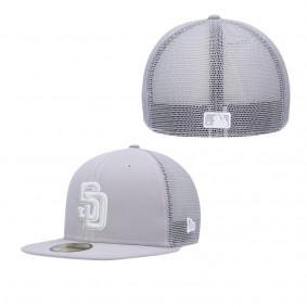 Men's San Diego Padres Gray 2023 On-Field Batting Practice 59FIFTY Fitted Hat