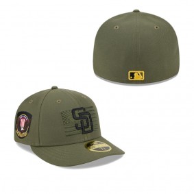 Men's San Diego Padres Green 2023 Armed Forces Day Low Profile 59FIFTY Fitted Hat