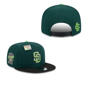 Men's San Diego Padres Green Black Sour Apple Big League Chew Flavor Pack 9FIFTY Snapback Hat