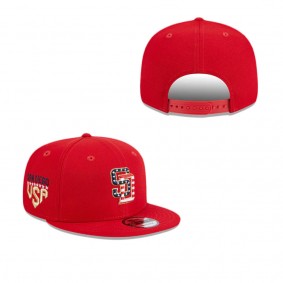 San Diego Padres Independence Day 2023 9FIFTY Snapback Hat