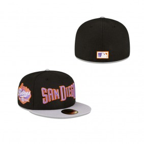 San Diego Padres Just Caps Ghost Night 59FIFTY Fitted Hat