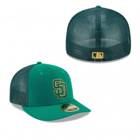 Men's San Diego Padres Kelly Green 2023 St. Patrick's Day Low Profile 59FIFTY Fitted Hat