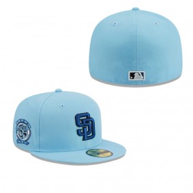 Men's San Diego Padres Light Blue 59FIFTY Fitted Hat