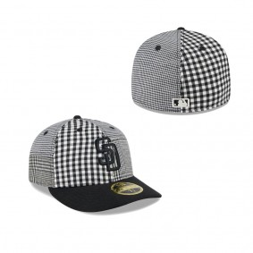 San Diego Padres Patch Plaid Low Profile 59FIFTY Fitted Hat