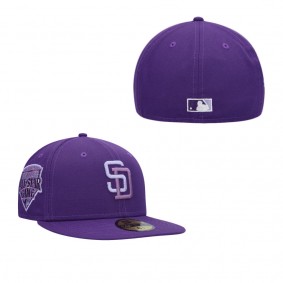 Men's San Diego Padres Purple Lavender Undervisor 59FIFTY Snapback Hat