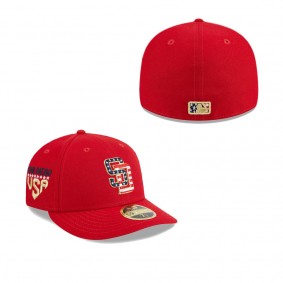 Men's San Diego Padres Red 2023 Fourth of July Low Profile 59FIFTY Fitted Hat