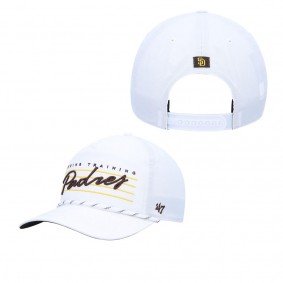 Men's San Diego Padres White Downburst Hitch Snapback Hat