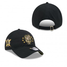 Men's San Francisco Giants Black 2024 Armed Forces Day 9TWENTY Adjustable Hat