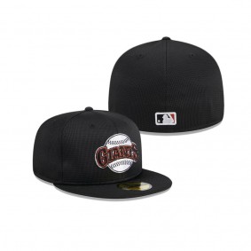 Men's San Francisco Giants Black 2024 Batting Practice 59FIFTY Fitted Hat