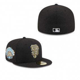 Men's San Francisco Giants Black 25th Anniversary Spring Training Botanical 59FIFTY Fitted Hat