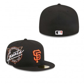 Men's San Francisco Giants Black Neon 59FIFTY Fitted Hat