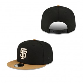 San Francisco Giants Jet Black 9FIFTY Snapback Hat